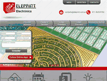 Tablet Screenshot of eleprint.com.ar